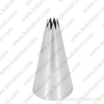 Stainless steel304 cake decorating open star pastry nozzle #1FT